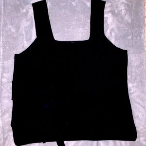 Loft black knit tank